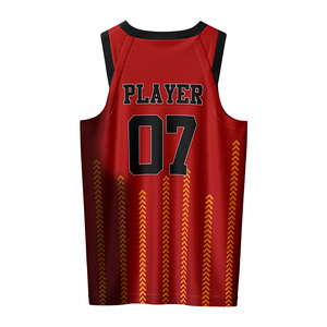 Uniforme de Baloncesto Personalizado para Hombre, sin Mangas, Cuello en V, 100% Poliéster, Transpirable, de Secado Rápido, con Impresión por Transferencia de Calor - Product Image 3