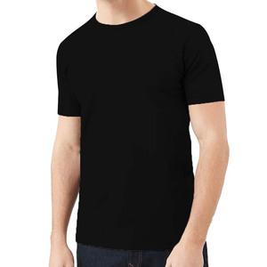 Camiseta de Algodón Orgánico de Bambú con Etiqueta Personalizada, Venta al por Mayor, Estilo Básico de Lujo, Precio DDP Incluido, Corte Holgado - Product Image 1