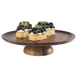 Venta al por mayor de soportes de tartas de madera con hermosos diseños para montajes de postres de cumpleaños y Bodas de inspiración rústica - Product Image 1