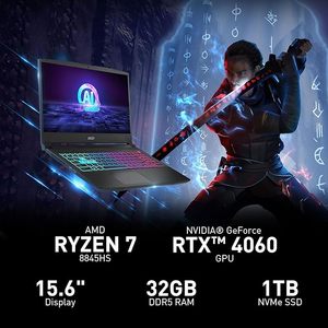 NUEVO portátil para juegos msi Katana A15 AI de 15.6” 144Hz FHD - Product Image 2