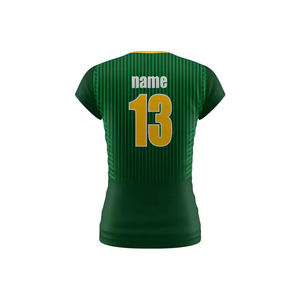 ชุดวอลเลย์บอลดีไซน์ล่าสุด เสื้อเจอร์ซีย์แขนสั้น ระบายอากาศ แห้งเร็ว 100% โพลีเอสเตอร์ ยูนิเซ็กซ์ ใส่ได้ทุกฤดู แบรนด์ OEM - Product Image 2