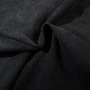 Camiseta con patrón bordado de cuello redondo y diseño degradado de moda para hombre de la mejor calidad, Camiseta holgada cómoda de algodón 100% informal para hombre - Product Image 3