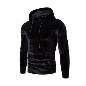 Meilleur Style hommes velours sweats à capuche 2025 haut tendance en gros sweats confortables pas cher prix nouveau dernier Design - Product Image 5