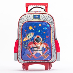 Spaceman rocket trolley school bag for boys - Product Image 3