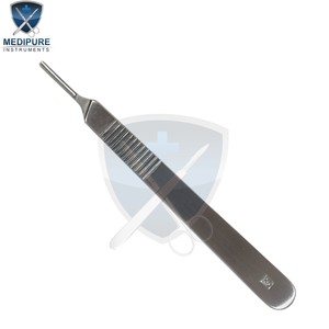 Bisturí Quirúrgico de Alta Calidad con Mango BP N.° 3 4 3L 4L, Instrumentos Quirúrgicos Profesionales de Acero Inoxidable para Cirugía - Product Image 1