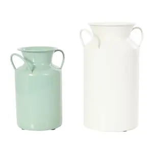 Vase à fleurs en métal fait main contemporain de qualité supérieure Vase à fleurs en métal d'accent décoratif pour la maison pour les maisons de luxe vase à fleurs - Product Image 1