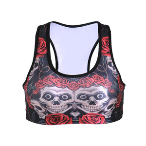 Última versión de ropa activa de gimnasio para mujer, sujetador de Yoga sin costuras acanalado y conjunto deportivo, estilo de estampado ajustado para correr, tallas - Product Image 5