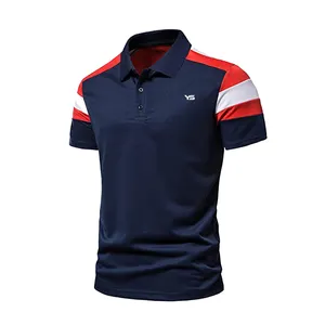 Wholesale Factory Price Custom Logo Plus Size Men's Golf Slim Fit Plain Short Sleeves Embroidered 100% Cotton Polo Shirt