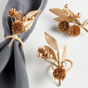 Servilletero de metal para lujosos restaurantes de alta cocina con estilo clásico real adecuado para la decoración de la fiesta familiar de aniversario - Product Image 3