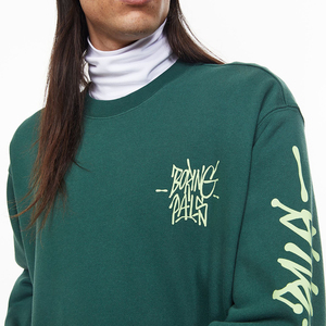 Diseño personalizado Hombres Casual al aire libre Sudadera Top ODM Invierno Fleece con patrón de impresión Precio - Product Image 5
