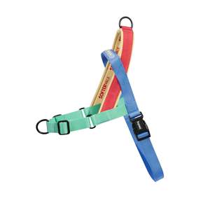 Norwegian Mellow Harness for Dogs Luxury Softer-<b>Walk</b> XL and XS Sizes Polyester with <b>Padded</b> Alloy Buckles Ribbon Decoration - Product Image 1