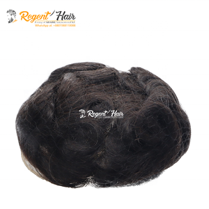 Nouvelle arrivée REGENT Miraz FL homme toupet 100% main attaché indien trame humaine vague naturelle eau vague Styles grand Stock disponible - Product Image 6