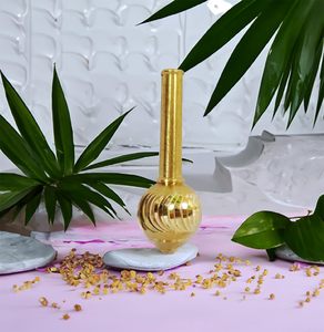 Statue de bélier en laiton au design moderne fait à la main avec Hanuman ji gada pour la décoration intérieure et le cadeau de temple spirituel - Product Image 3