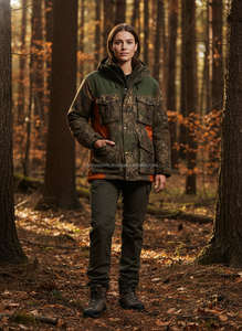 Veste tactique de chasse pour homme OEM à imprimé arbre, veste softshell à capuche pour l'extérieur en hiver, vêtements d'extérieur camouflage forestier de haute qualité - Product Image 5