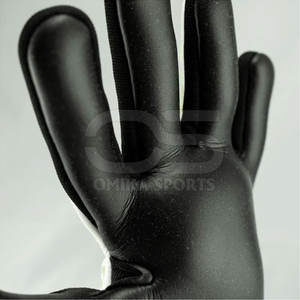 Guantes de Portero Profesionales de Cuero con Agarre Superior al Balón, Tejido Transpirable, Diseño Impermeable, Soporte para los Dedos, para Uso Unisex - Product Image 6