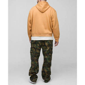 Sudadera con capucha de la mejor calidad Fabricantes de ropa para hombre Logotipo personalizado Sudadera con capucha Boxy Fit Sudaderas con capucha para hombre de peso pesado en blanco - Product Image 4