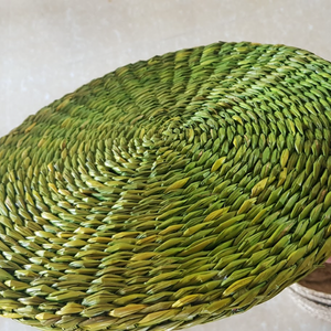 Seagrass Fiber Handwoven Mat \ Sustainable Home Decor & Floor <b>Rug</b> - Product Image 4