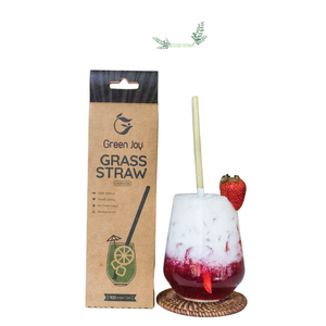 Venta al por mayor de pajitas de hierba orgánicas naturales artesanales, pajitas sostenibles, resistentes, no alterarán los sabores para bebidas frías y calientes - Product Image 1