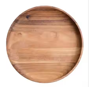 Assiettes de chargement en bois durables, légères et écologiques Assiettes à collation sculptées artisanalement par glowin fashion - Product Image 5