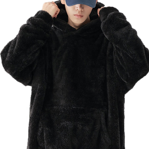 Sudadera con capucha Sherpa de fábrica al por mayor, calidad superior, fabricación personalizable, sublimación, Jersey cálido con capucha para hombres - Product Image 2