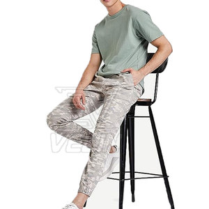 กางเกงคาร์โก้ผู้ชายแฟชั่นสั่งตัดทรงเข้ารูป กางเกงคาร์โก้ผู้ชายใส่สบาย กางเกงคาร์โก้ลำลองผู้ชาย - Product Image 3