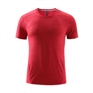 เสื้อยืดคอเต่าแขนสั้นสำหรับผู้ชายเสื้อคอตตอน100% ทางการถักแบบเป็นทางการสำหรับยิมของผู้ชาย - Product Image 4