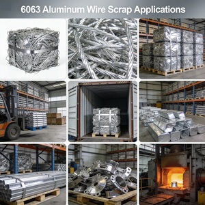 เศษลวดอะลูมิเนียม 6063 คุณภาพดี สำหรับการหลอมในโรงหล่อ - Product Image 6