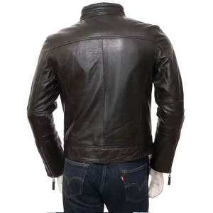 Chaqueta de Cuero para Hombre, Resistente al Viento, de Alta Calidad, en Oferta, con el Mejor Diseño, Ropa Masculina con Chaquetas Competitivas - Product Image 1