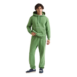 Conjunto Deportivo de Invierno de Alta Calidad, 100% Algodón, Felpa, Transpirable, Ecológico, Cortavientos, para Hombre - Product Image 1