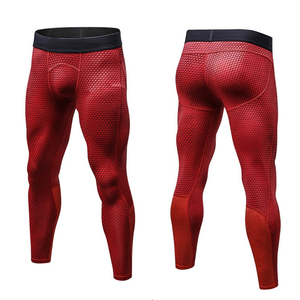 Pantalon Legging de Compression taille haute élastique qualité supérieure MMA entraînement vêtements d'entraînement Leggings pantalon de Compression mâle - Product Image 5