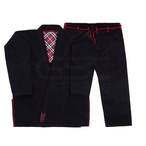 OEM/ODM personalizado 100% algodón Jiu Jitsu Gi 450 GSM perla tejido Pakistán hecho BJJ y MMA conjunto Judo diseño deportivo - Product Image 1