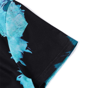 เสื้อมัดย้อมระบายอากาศสำหรับผู้หญิงผลิตจากผ้าฝ้ายสำหรับฤดูร้อนดีไซน์โลโก้สั่งติดฉลากได้ตามต้องการ - Product Image 5