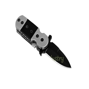 ที่กำหนดเองทำด้วยมือเหล็ก Bolsters เคลือบสีดำสแตนเลสมีดพกพา (Smk1336) - Product Image 1