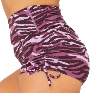 2024 mujeres de cintura alta elástica gimnasio Biker Yoga Jogger pantalones de chándal transpirable verano algodón Jeans tela reflectante liso teñido - Product Image 2