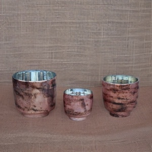 Juego de Portavelas Decorativos de Cristal Hechos a Mano con Diseño de Rosa Antigua (3-5 Pulgadas), Decoración Premium para el Hogar, Diwali, Navidad, Halloween, Venta al por Mayor - Product Image 2