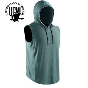 Latest Styles Men's Sleeveless Hooded <b>Gym</b> <b>Hoodies</b>-Custom High Quality Fleece Eco-Friendly Quick Dry UNIQUE <b>GYM</b> WEAR - Product Image 4