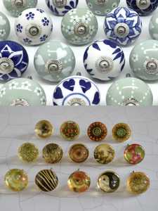 Oukali Hot Selling Cupboard Kitchen Cabinet <b>Metal</b> and Resin Flake Shell Knob Pulls - Product Image 6