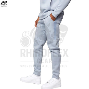 Chándal Deportivo de Invierno Transpirable con Logotipo Personalizado al por Mayor para Hombre, Color Sólido, Poliéster/Algodón, Personalizado con Logotipo Impreso - Product Image 4