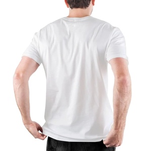 Camiseta de Manga Corta para Hombre, 100% Algodón, Cuello Redondo, Ecológica, Corte Regular, Estilo Urbano, Antiarrugas, Transpirable, con Serigrafía - Product Image 2