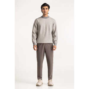 Pull à col rond pour homme 100% coton avec capuche, motif et imprimé automne, tricot MN-SWT-WS24-058 - Product Image 5