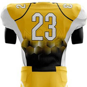 Uniforme de Fútbol Americano Personalizable, 100% Poliéster, Secado Rápido, Transpirable, Mangas Cortas, Diseñado para una Comodidad Óptima - Product Image 5