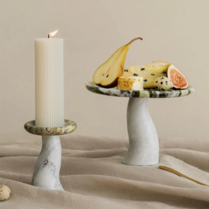 Bougeoir photophore en marbre au design exclusif Artisanat Vente en gros Bougeoir photophore en marbre disponible au prix de gros - Product Image 5