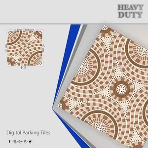Vistaar Marca Direto Fábrica Suprimentos Heavy Duty Outdoor Cerâmica Porcelana Digital Piso Estacionamento Telhas 40x40cm 400x400mm - Product Image 1