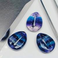 Perle en forme de coquillage cauris en fluorite jaune naturelle sculptée, 20x16MM, avec jeu de couleurs, pour bijoux