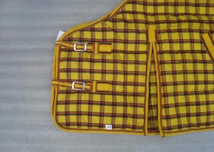 1200 डेनिर पीपी इनडोर घुड़सवारी स्थिर घोड़े सर्दियों ऊन/कपास/ऊन कैनवास मेष कई आकारों और रंगों में - Product Image 2