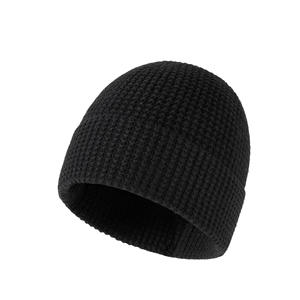 Gorro de Punto Acrílico Tipo Waffle, Térmico, para Invierno, Uso Diario, Elegante, Calentador de Cabeza, Precio al por Mayor, MOQ Personalizado - Product Image 6