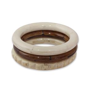 Brazalete de Hueso con Incrustaciones, Joyería de Moda Hecha a Mano, Brazalete de Hueso Vintage, Brazaletes de Alta Calidad - Product Image 1