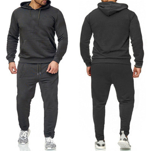 Algodón Moda Chándal Sudadera con capucha Suéter Jogging Poliéster Ropa deportiva Conjunto de chándal para hombres Conjunto - Product Image 4