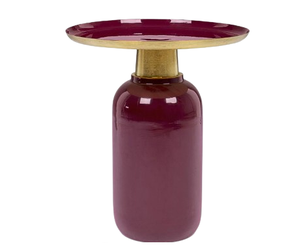 Prix abordable Table basse en métal fini or Meubles de salon de style contemporain Table d'appoint Table d'appoint - Product Image 5