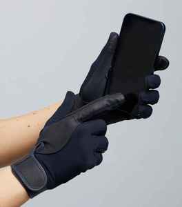 Guantes de equitación de invierno de primera calidad, ultra transpirables, de cuero, profesionales, ecuestres, al por mayor, con logotipo personalizado - Product Image 5